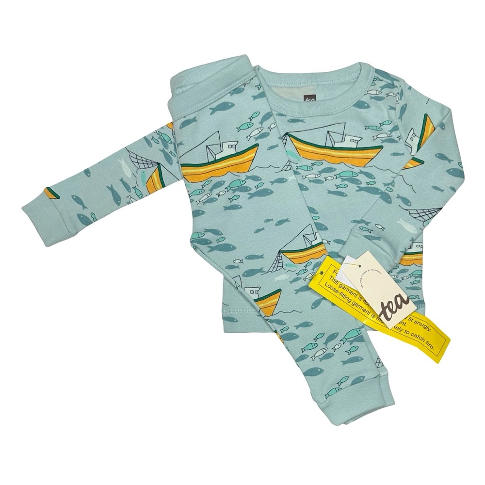 Tea Collection Fishing Boats Pajamas‎